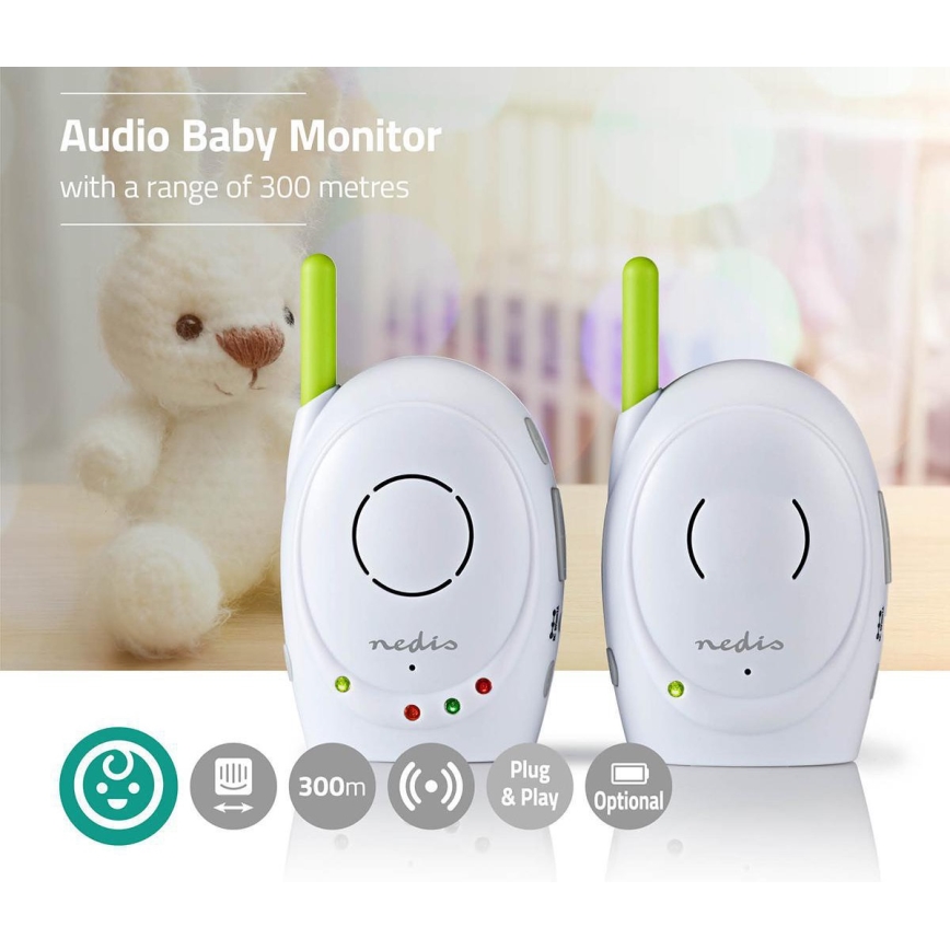 Trådløs babyalarm 5W/230V