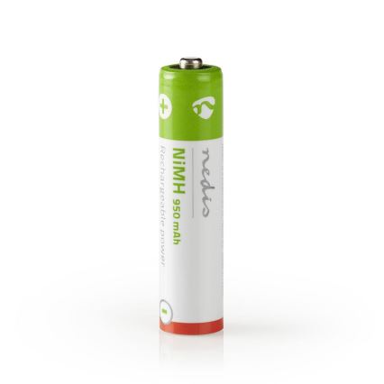 4 stk. Genopladeligt batteri AAA Ni-MH/1.2V/950mAh