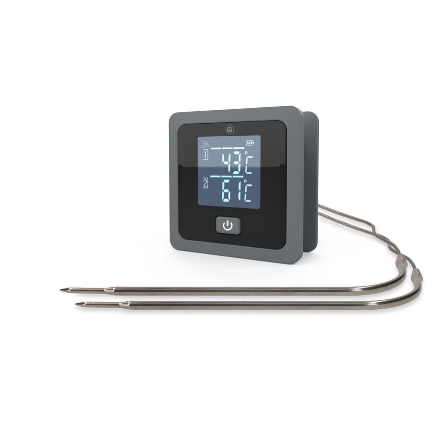 Smart digitalt kødtermometer med LCD-display SmartLife 0-300 °C 2xAAA
