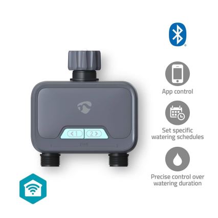 Vandstrømsregulator 4xAA Wi-Fi Tuya IP54