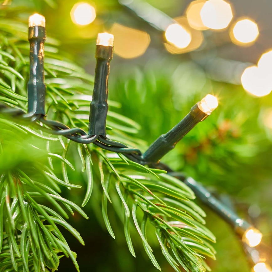 LED udendørs julelyskæde 560xLED/7 funktioner 14 m IP44 varm hvid