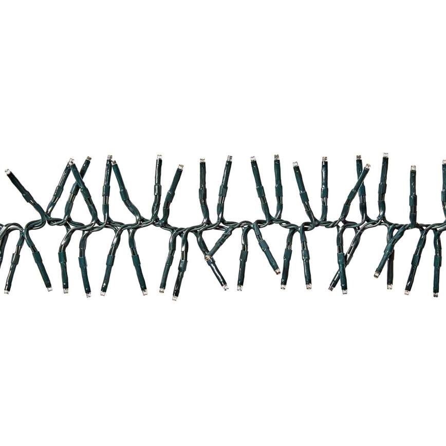 LED udendørs lyskæde 768 LED/7 funktioner 8,6 m IP44 varm hvid