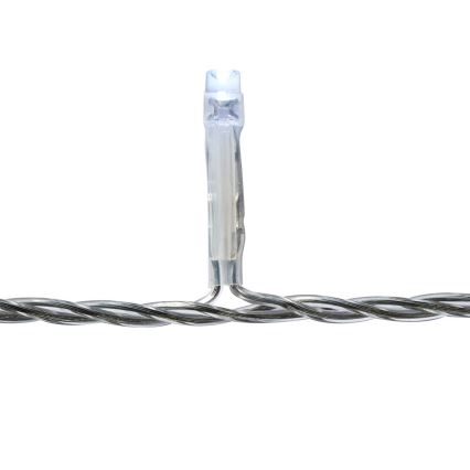 LED udendørs gardinlys 180xLED/7 funktioner 10,9m IP44 kold hvid