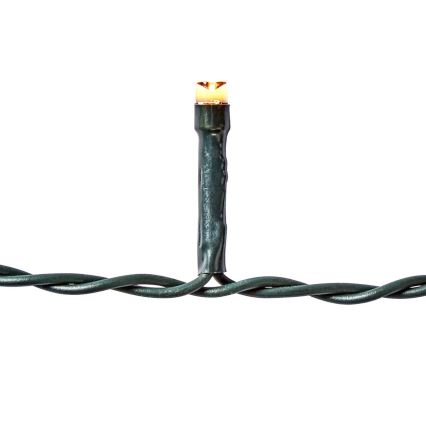 Udendørs LED lysgardin 360xLED/7 funktioner 14 m IP44 varmt hvidt lys