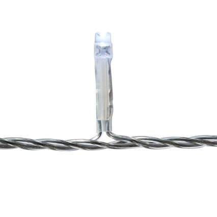 LED udendørs gardin 360 LED / 7 funktioner, 14 m, IP44, kold hvid