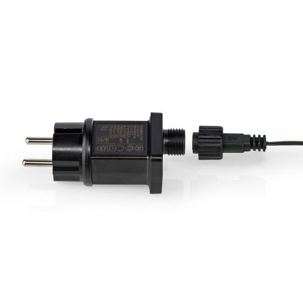 LED udendørs gardin 360 LED / 7 funktioner, 14 m, IP44, kold hvid