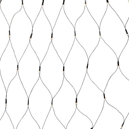 LED udendørs gardinlys 160xLED/7 funktioner 5 m IP44 varmhvid