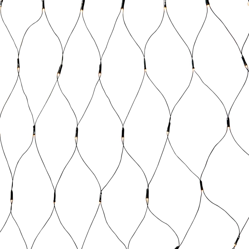 LED udendørs gardinlys 160xLED/7 funktioner 5 m IP44 varmhvid