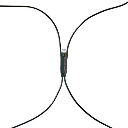 LED udendørs  lysgardin 320xLED/7 funktioner 6m IP44 varm hvid