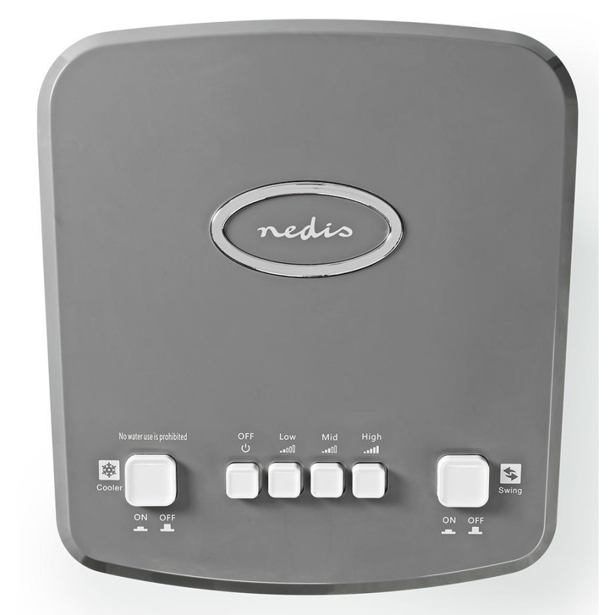 Luftkøler 80W/230V hvid