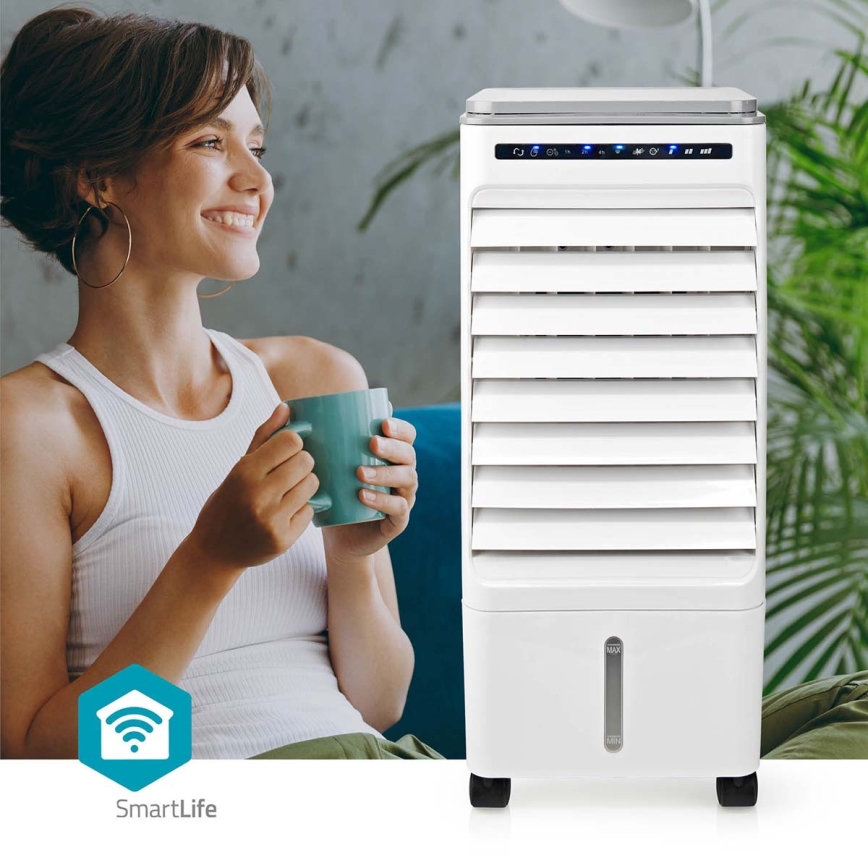 Luftkøler 65W/230V Wi-Fi Tuya hvid + fjernbetjening