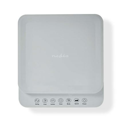 Luftkøler 65W/230V Wi-Fi Tuya hvid + fjernbetjening