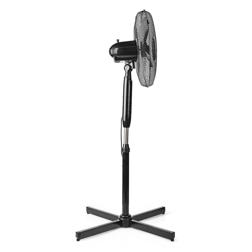 Gulvventilator 40W/230V sort + fjernbetjening
