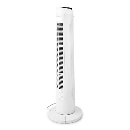 Gulvventilator 50W/230V hvid + fjernbetjening