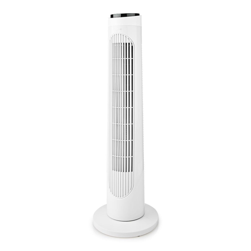 Gulvventilator 50W/230V hvid + fjernbetjening