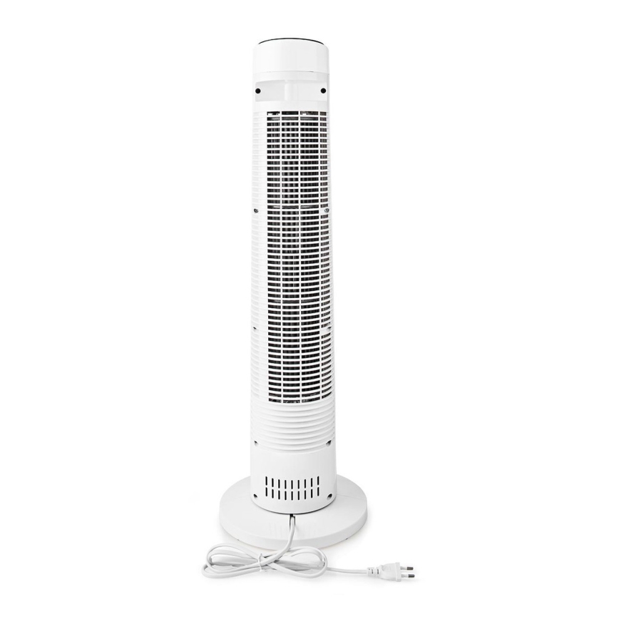 Gulvventilator 50W/230V hvid + fjernbetjening