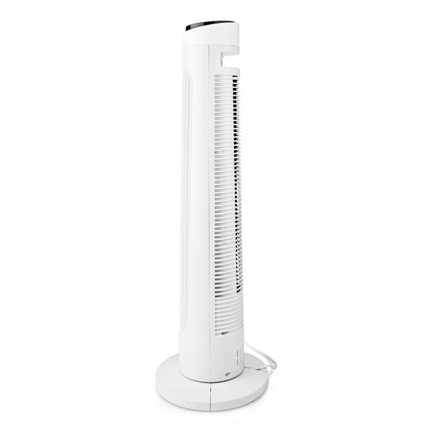 Gulvventilator 50W/230V hvid + fjernbetjening