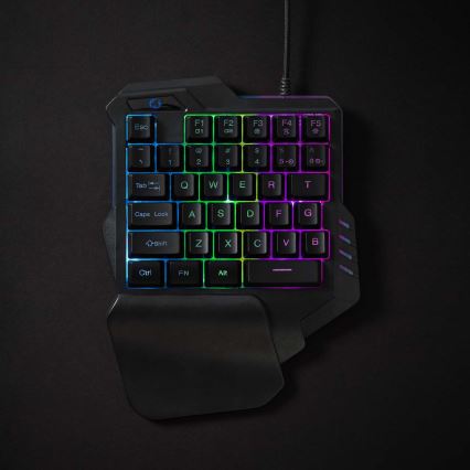 LED gaming-tastatur RGB-farver enhånds 5V