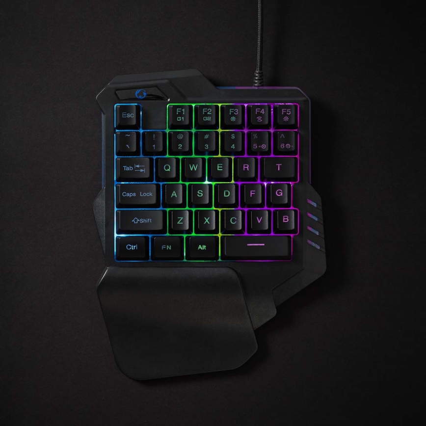 LED gaming-tastatur RGB-farver enhånds 5V