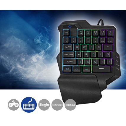 LED gaming-tastatur RGB-farver enhånds 5V