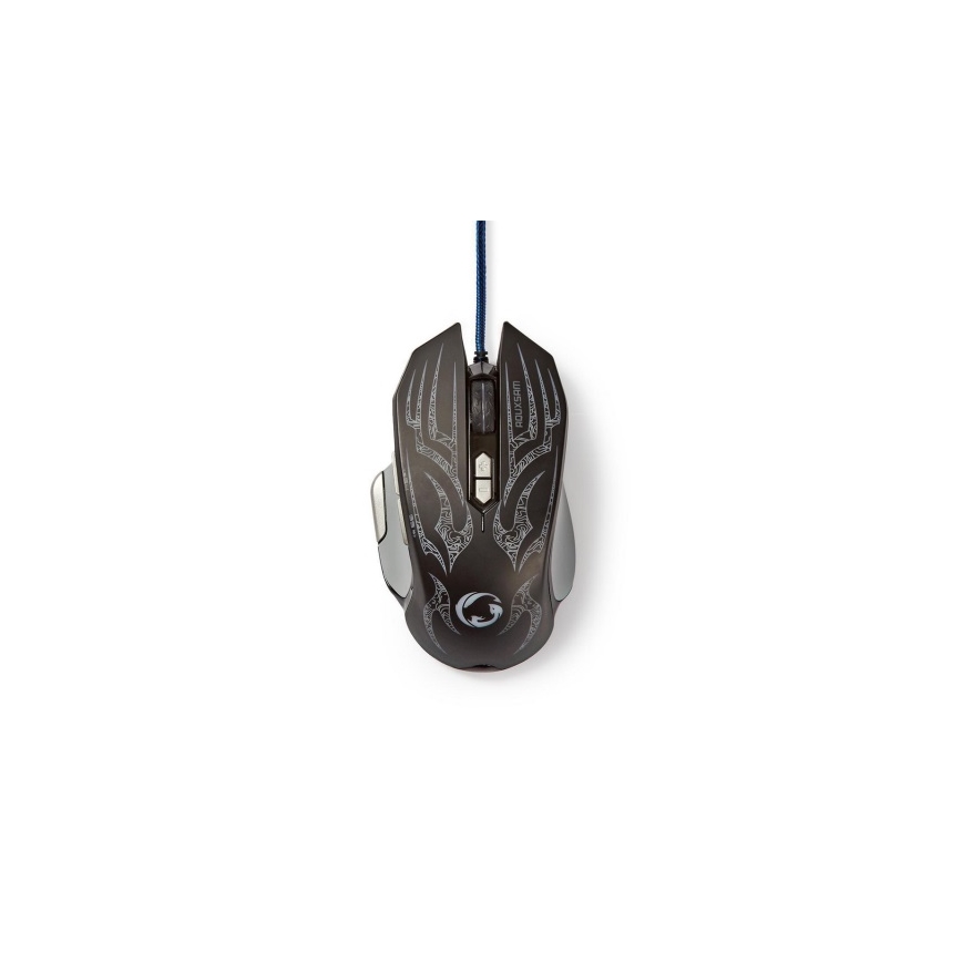 Gaming-mus LED RGB 4000 DPI 9 knapper
