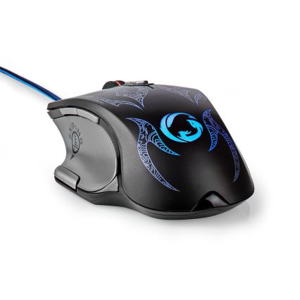 Gaming-mus LED RGB 4000 DPI 9 knapper