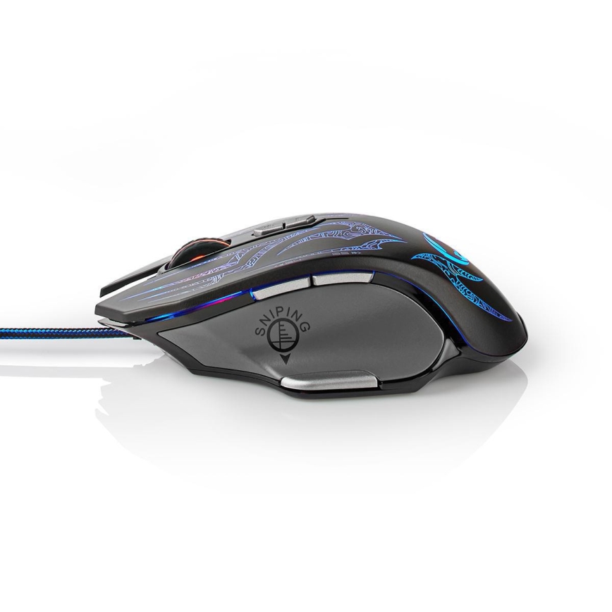 Gaming-mus LED RGB 4000 DPI 9 knapper