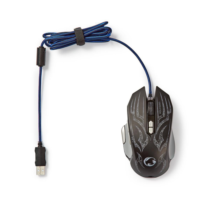 Gaming-mus LED RGB 4000 DPI 9 knapper