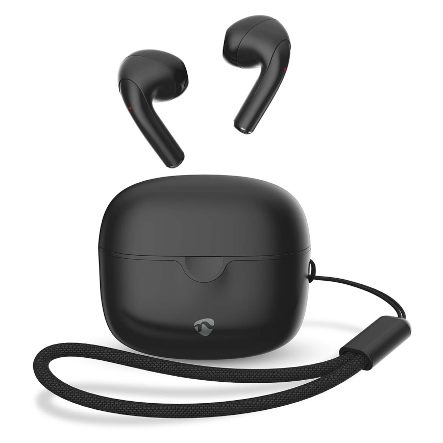 Trådløs earphones 250 mAh + 2x 30 mAh sort