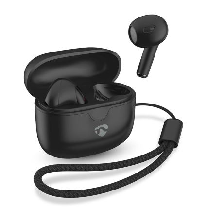 Trådløs earphones 250 mAh + 2x 30 mAh sort