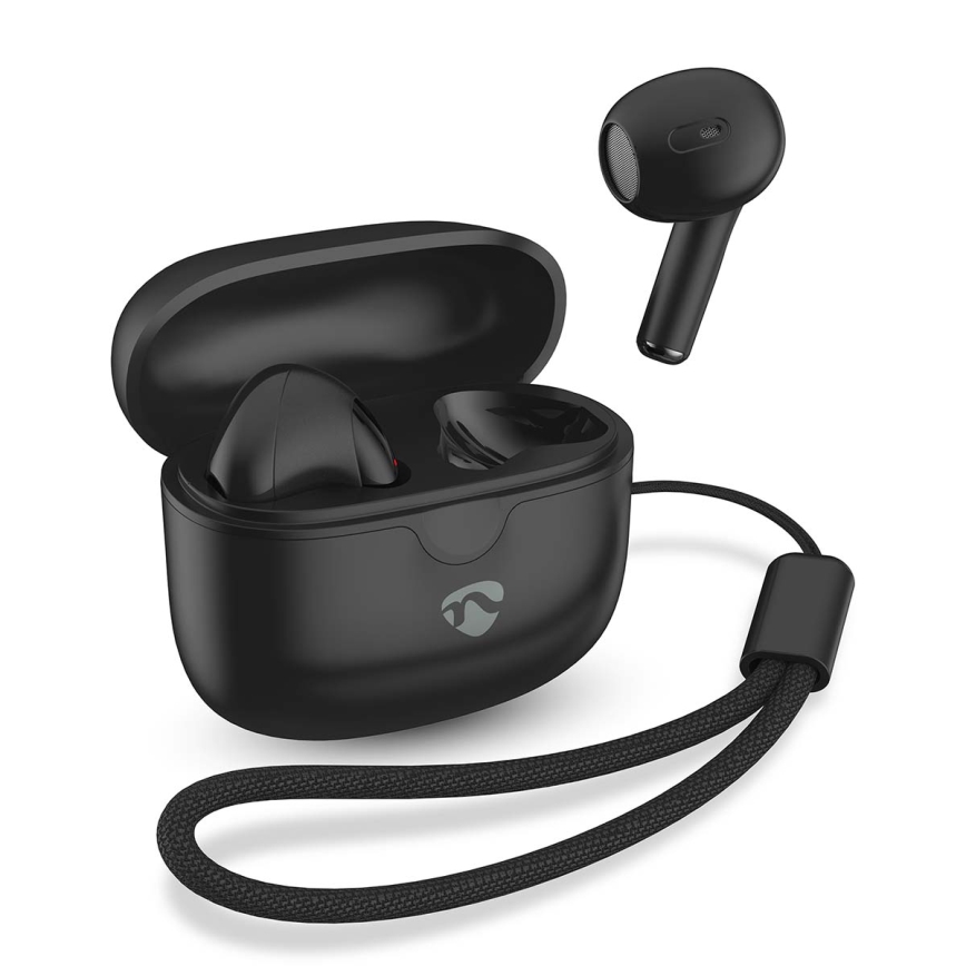 Trådløs earphones 250 mAh + 2x 30 mAh sort