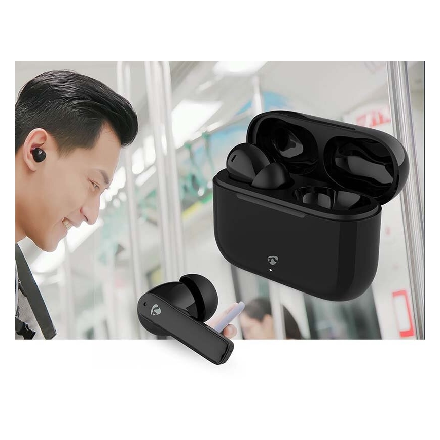 Wireless earphones med ENC IPX4 sort
