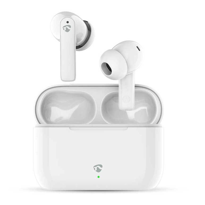 Wireless earphones med ENC IPX4 hvid