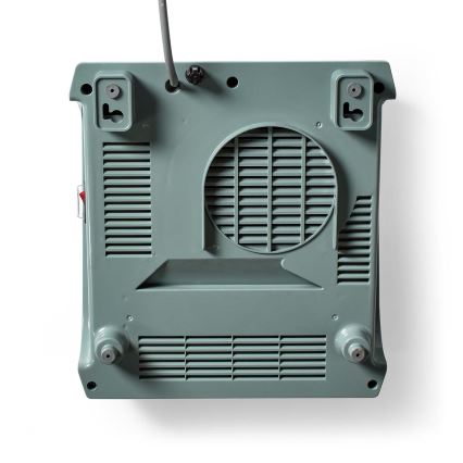 Varmelegeme med LED-display og termostat 2000W/230V IP22 + fjernbetjening