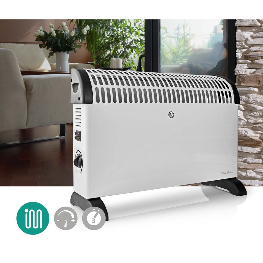 Konvektionsradiator 750-1250-2000W/230V