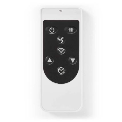 Elektrisk varmeovn/konvektor 750/1250/2000W/230V Wi-Fi Tuya + fjernbetjening