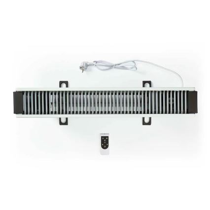 Elektrisk varmeovn/konvektor 750/1250/2000W/230V Wi-Fi Tuya + fjernbetjening