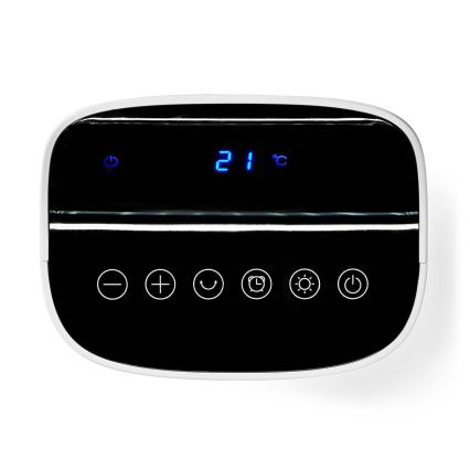 Ventilator med keramisk varmelegeme 1400/2000W/230V + fjernbetjening