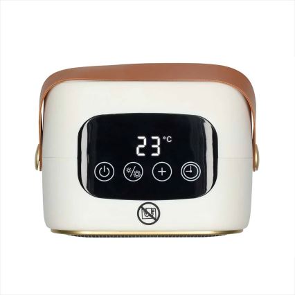 Ventilator med varmeelement og LED-display 900/1200W/230V