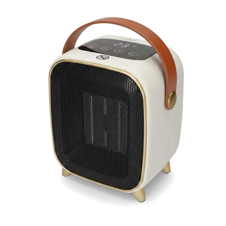 Ventilator med varmeelement og LED-display 900/1200W/230V