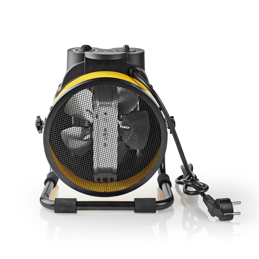Ventilator med varmeelement 1500-3000W/230V IP24