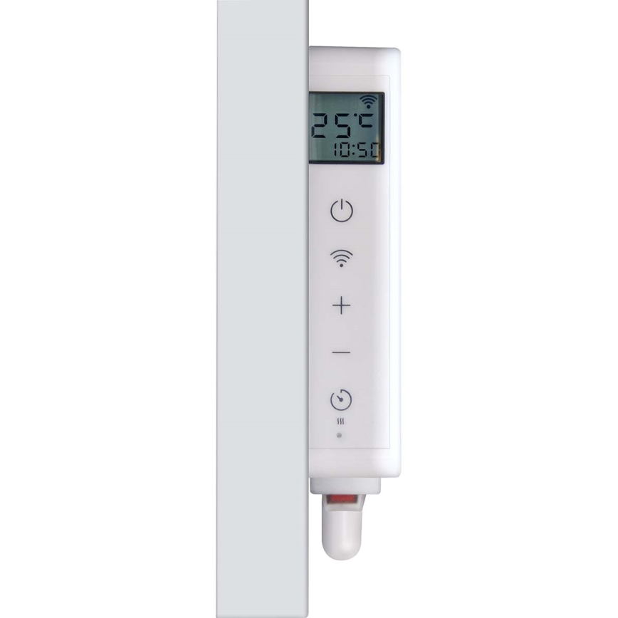 Infrarødt varmepanel 700 W/230 V, 120 x 62 cm, IP44, Tuya Wi‑Fi + fjernbetjening