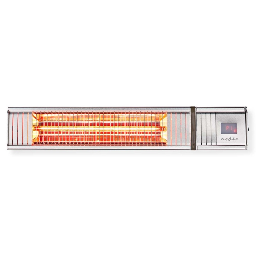 Udendørs varmeapparat 100W/2000W/230V IP65 + fjernbetjening