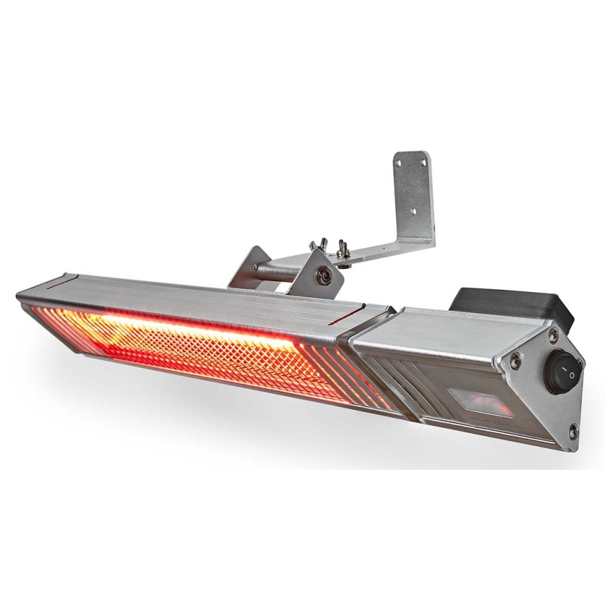 Udendørs varmeapparat 100W/2000W/230V IP65 + fjernbetjening