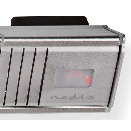 Udendørs varmeelement /2000W/230V IP65 + fjernbetjening