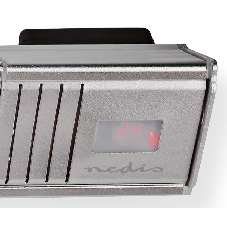 Udendørs varmeelement /2000W/230V IP65 + fjernbetjening