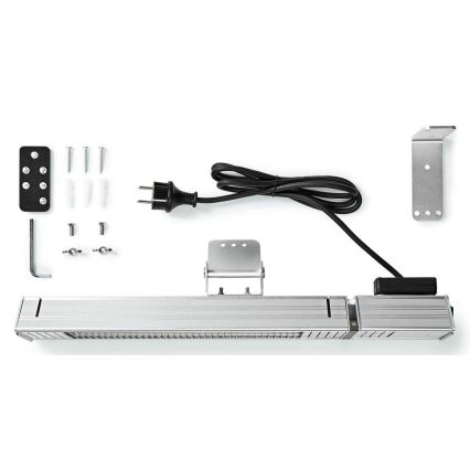 Udendørs varmeelement /2000W/230V IP65 + fjernbetjening