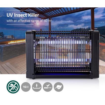 Elektrisk insektfælde UV-A/2x8W/230V 50 m²