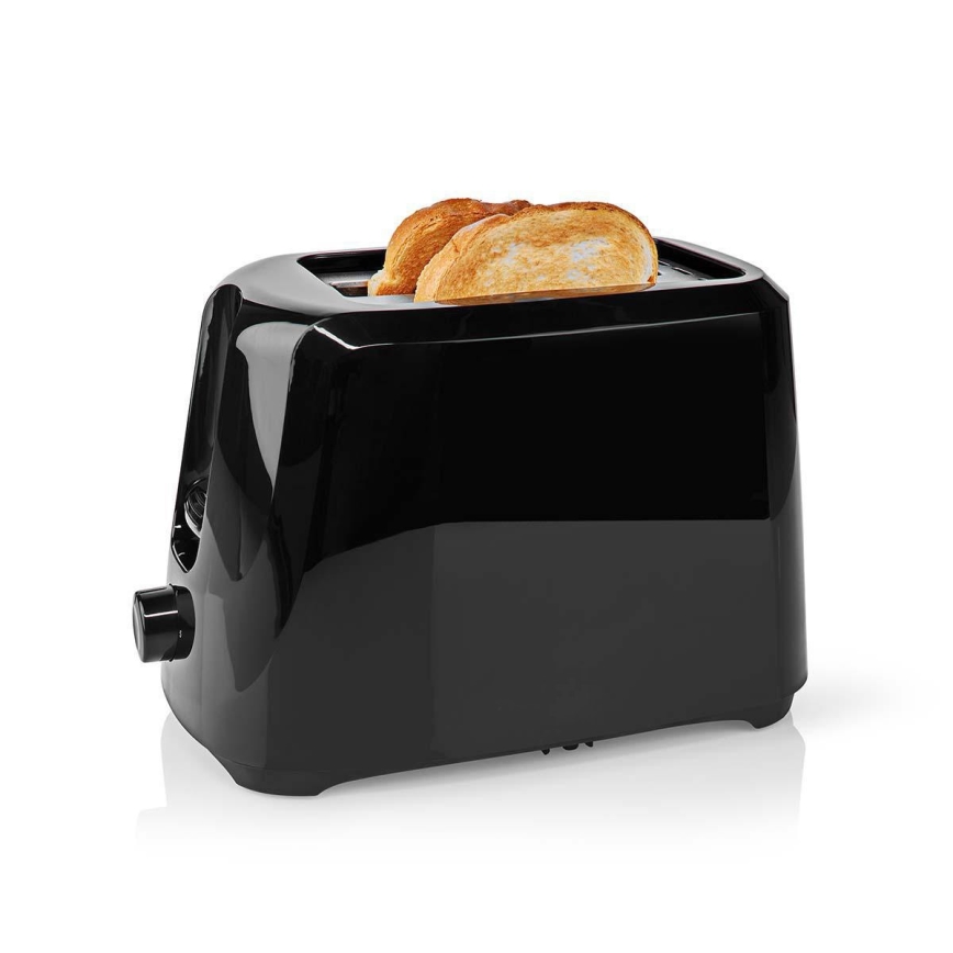 Brødrister med 2 åbninger 700W/230V sort