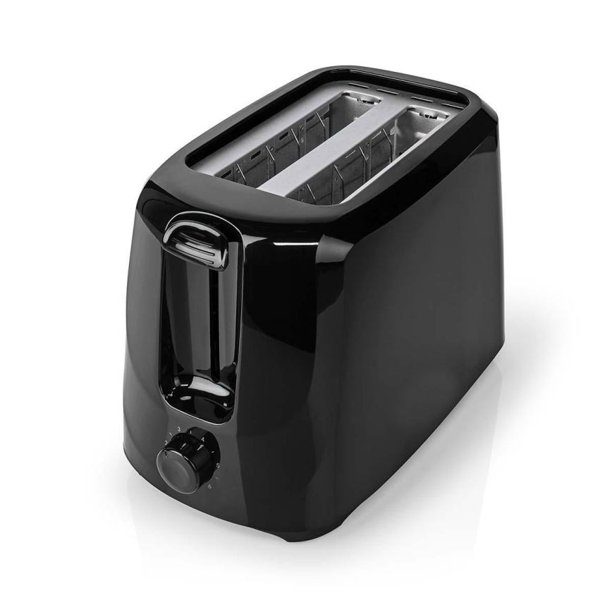 Brødrister med 2 åbninger 700W/230V sort